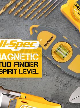 Hi-peSc磁性探测水器水平仪探测DT40120Y器钢钉螺丝强磁水准器平