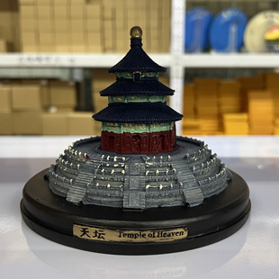 立体长城天坛模型祈年殿摆件水晶球出国礼品北京特色旅游纪念品