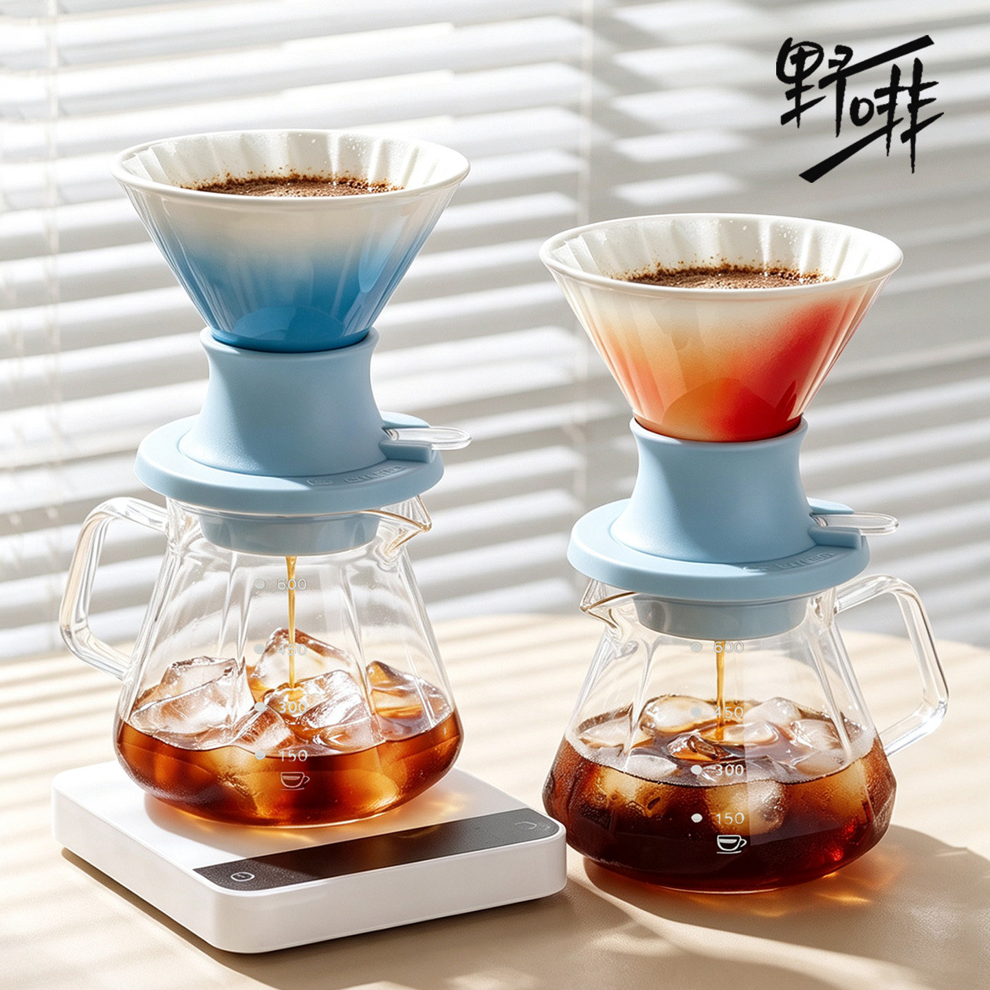 陶瓷V60聪明杯滴滤咖啡滤杯图片