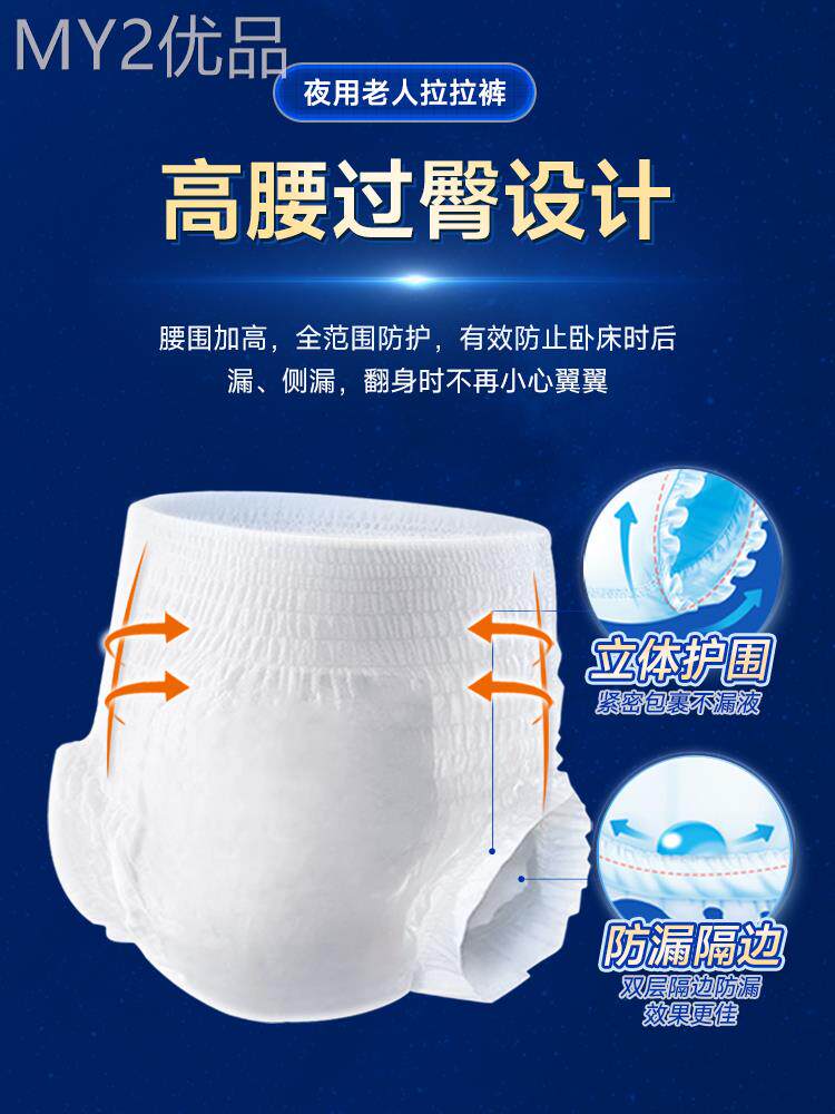 成老来福夜用型人拉拉裤尿老人用不湿加年厚老人内裤裤式纸尿男女使用感如何?