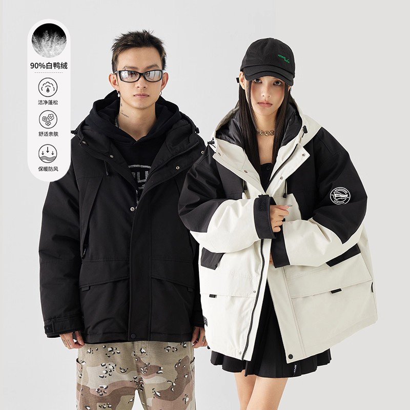 男女同款羽绒服GOLFCROSS日系