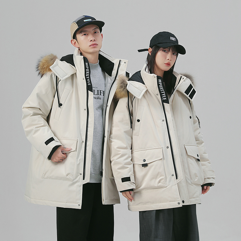 golfcros中长款羽绒服