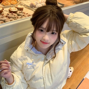 2025冬季韩版新款今年爆款羽绒服小个子大码胖mm棉衣棉服时尚外套