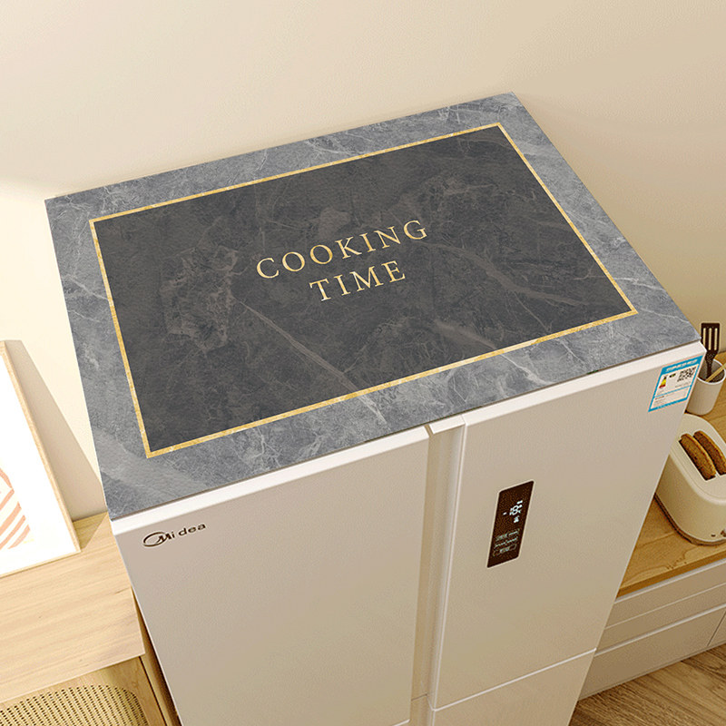 냉장고 방진 커버 천 커버 미끄럼 방지 방수 단일 및 이중 도어 냉장고 세탁기 커버 2022 새로운 보호 패드