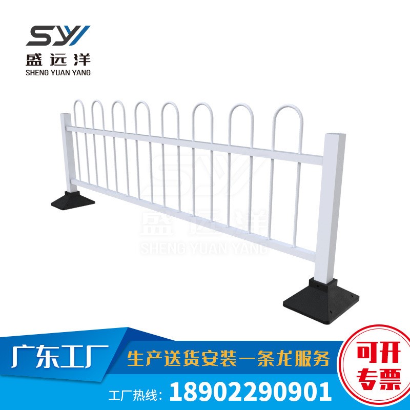 新款工厂直供机非护栏京式市政护栏交通护栏道路隔离护栏隔离栏