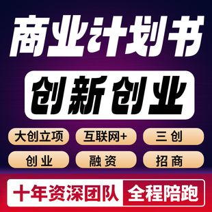 大学生创新创业项目计划书三创赛ppt辅导+挑战杯互联网大赛