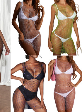 网格钻夜店派对 短裙Mesh bright diamond nightclub party skirt