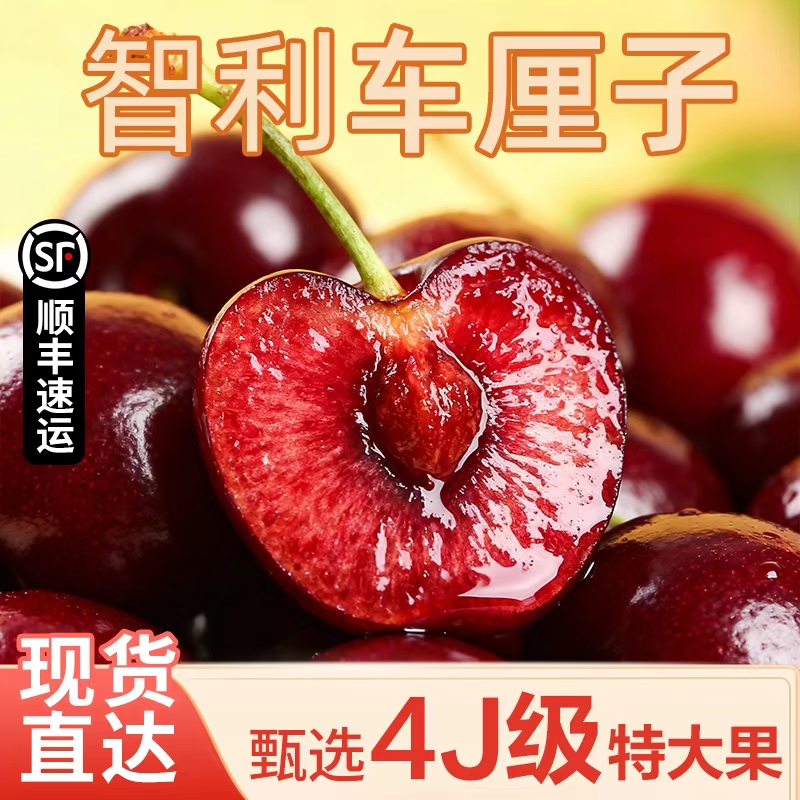 【现货】智利车厘子5斤34j顺丰
