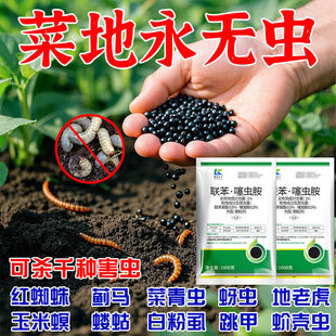 联苯噻虫胺撒施型清菌颗粒蔬菜防虫杀虫地下土壤害虫韭蛆爬虫通用