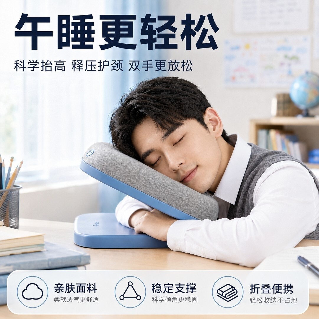 午睡枕趴成人办公睡觉抱