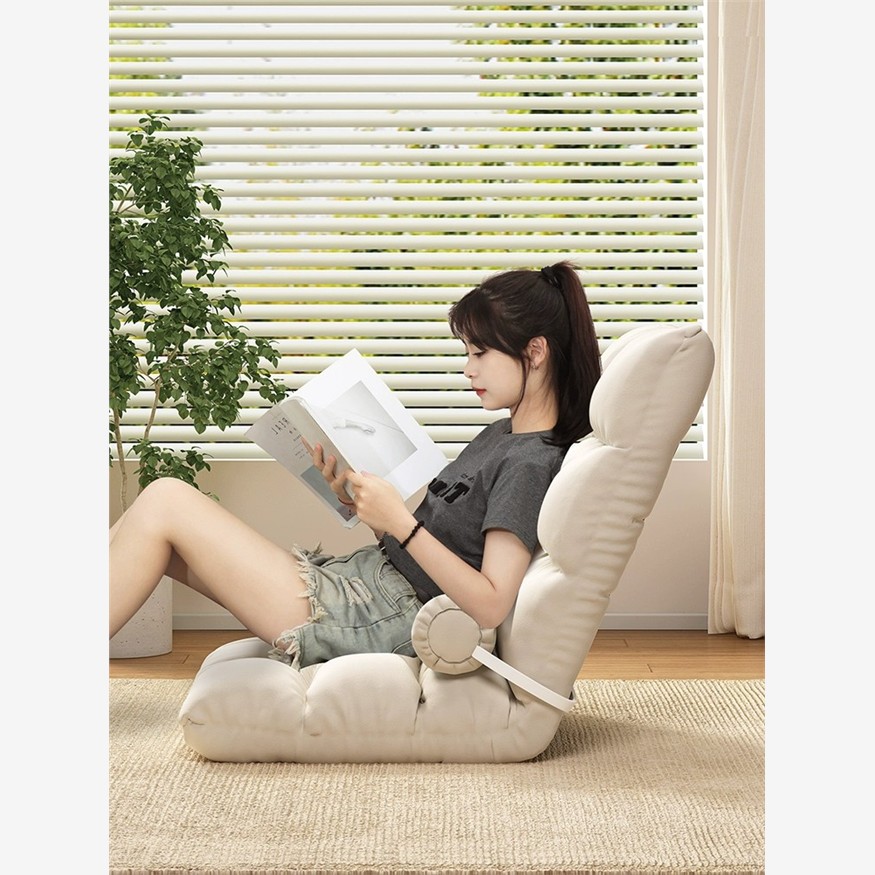 飘窗榻榻米懒人沙发床上