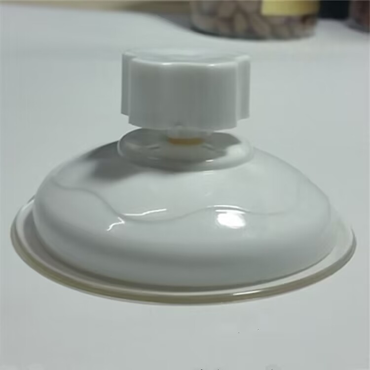 8.5cm透明带螺杆螺丝螺母旋转吸盘 宠物猫窝狗窝亚克力隔离盒吸盘