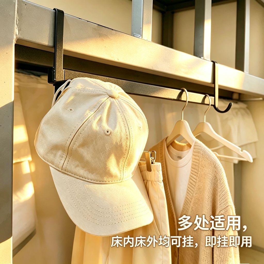 学生宿舍衣服收纳架上铺