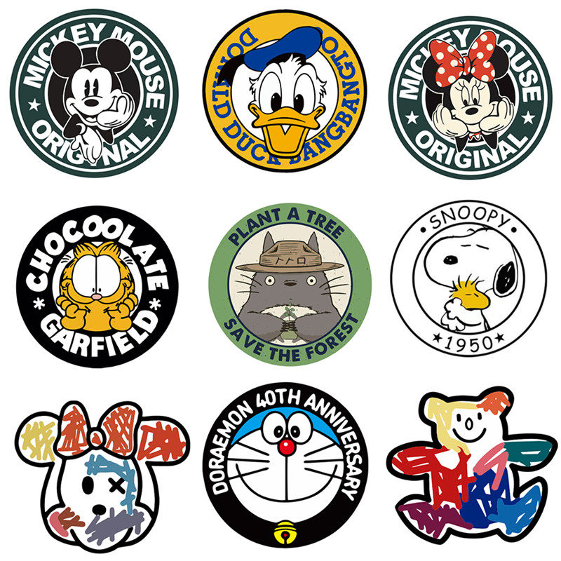 米奇汽车贴纸ins网红装饰油箱车身贴遮挡划痕电动车摩托车贴防水