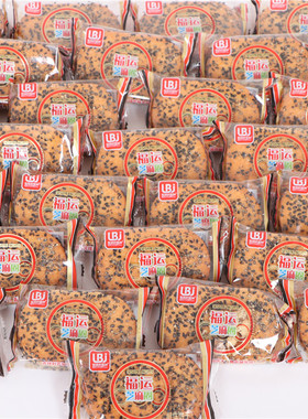 利百加福运芝麻圈饼干独立包装散称芝麻饼干休闲零食早餐下午茶点