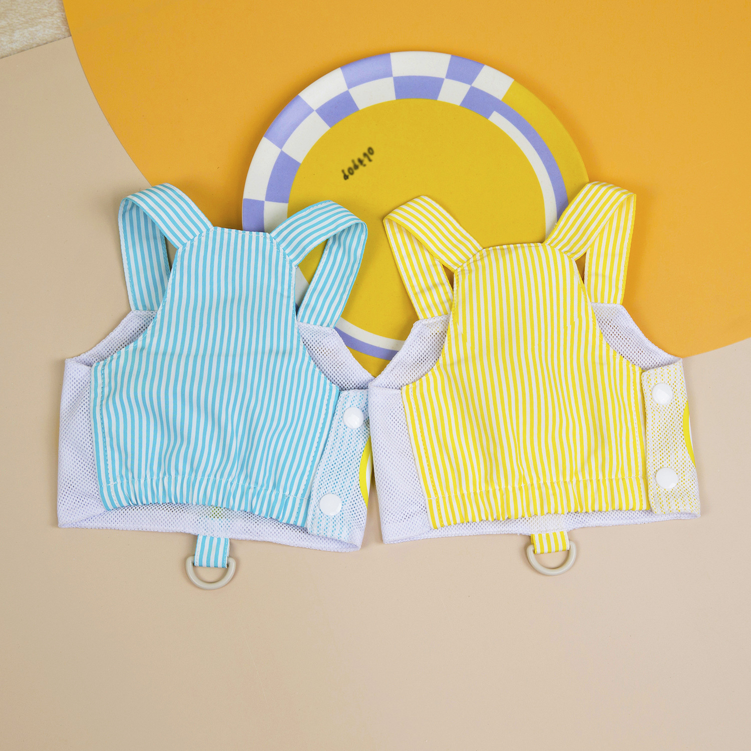 宠物衣服狗狗胸背帶牵引绳背心泰迪猫咪衣服宠物服装25拉链口袋