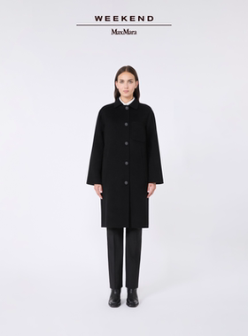 【秋冬奢享】Weekend MaxMara 25女装单排扣羊毛大衣5016015106