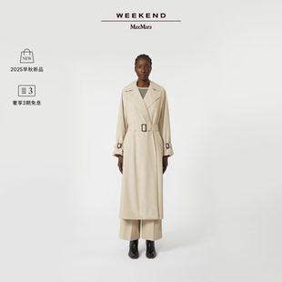 女裝 Weekend 2025早秋新款 長款 MaxMara 系帶風衣5026015106&