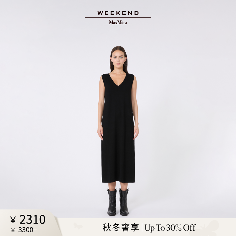 【秋冬奢享】Weekend MaxMara 25女装无袖宽松连衣裙5326025106&