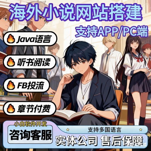 海外小说APP开发海外漫画H5网站定制源码搭建章节付费在线听书看