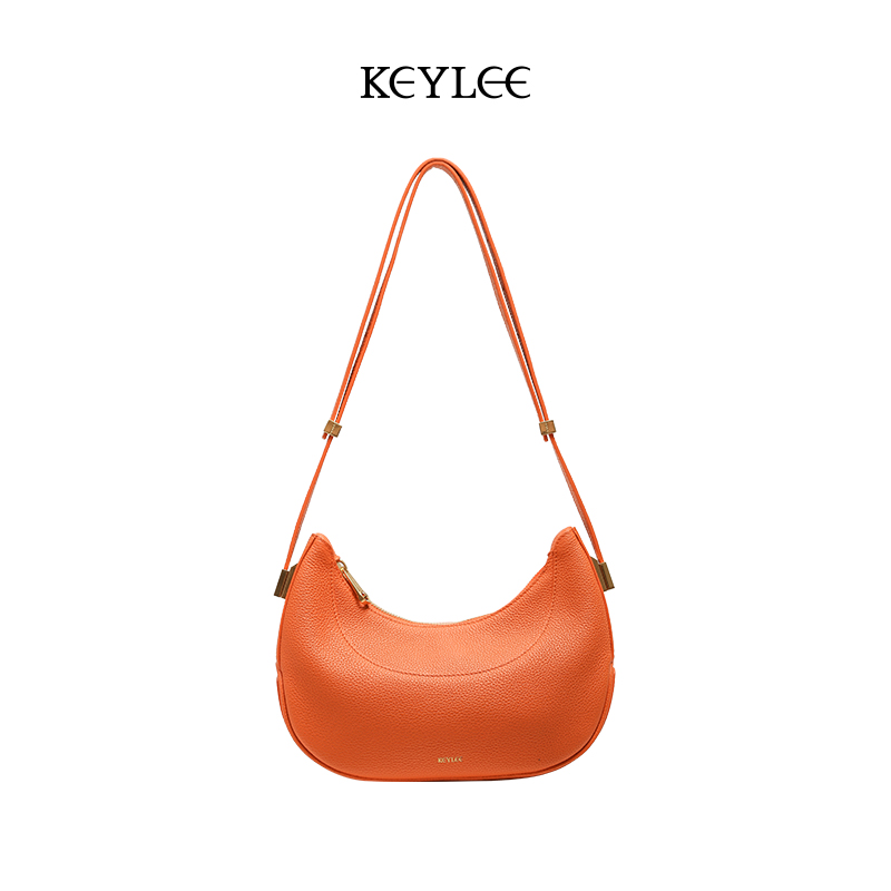 高级质感精致磨担秋千包