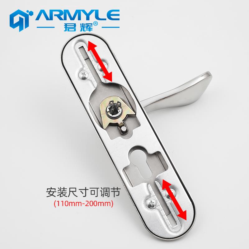 免打孔门锁家用通用型卧室卫生间木门把手换锁厕所老式室内单舌锁