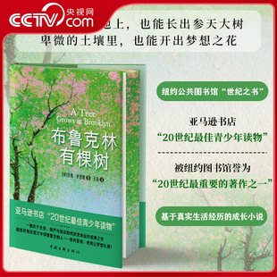 刷边版 布鲁克林有棵树 纽约公共图书馆世纪之书一部关于生存尊严与知识 如何改变命运 之作贝蒂史密斯现当代文学SS 经典 央视网