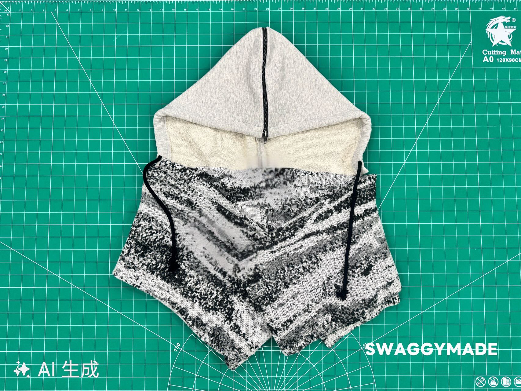 thumbnail for MADEBYSWAG Independent: Digital Camouflage Cap Scarf