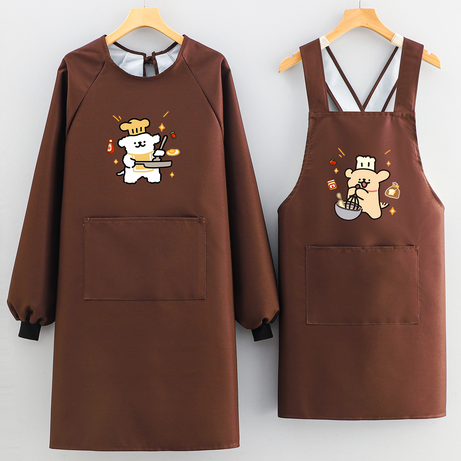 服务员围裙防水防油定制