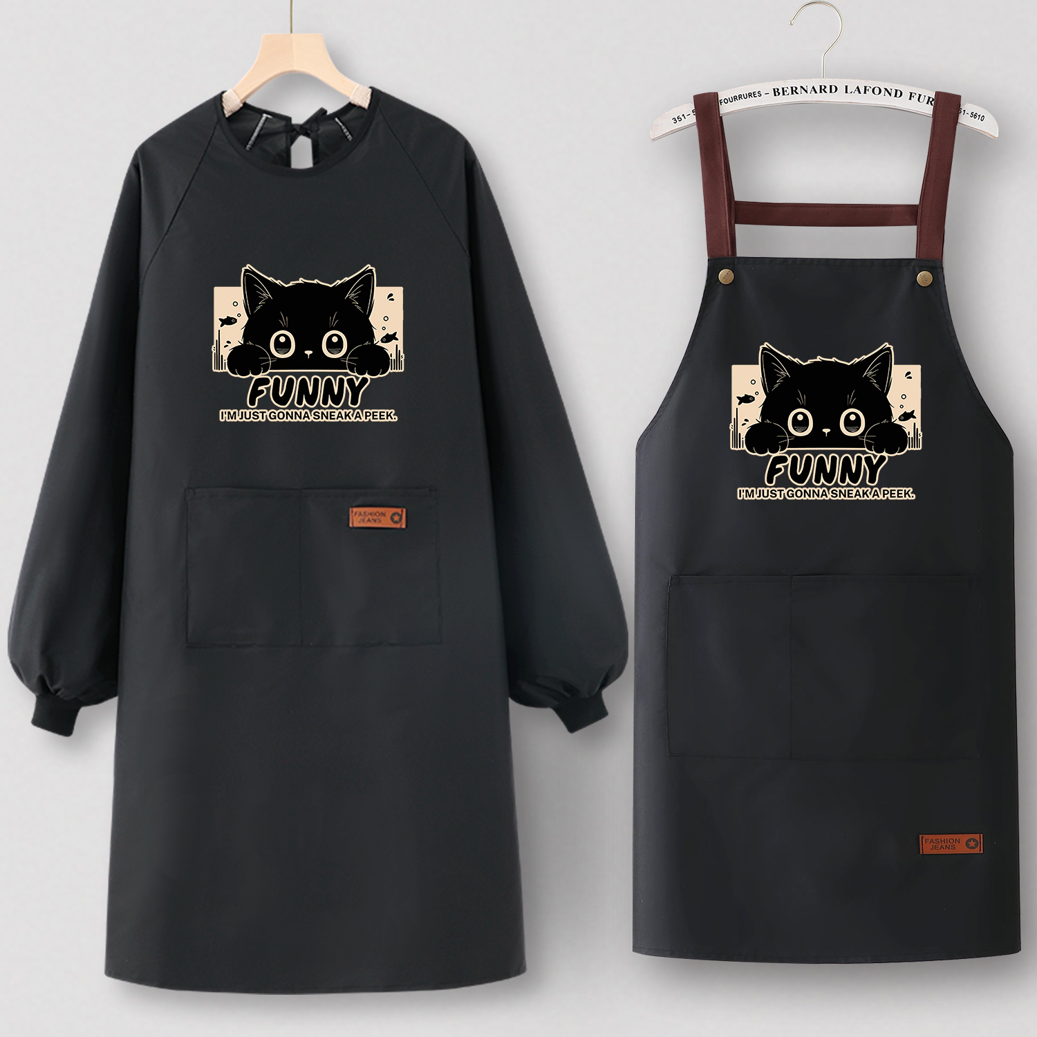 油画专用围裙厨房防水防油