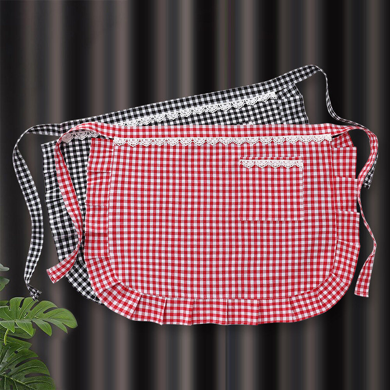 半身围裙厨房家用纯棉女夏天做饭餐饮专用2026新款网红饭单工作服