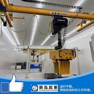 1吨刚性KBK起重机真空吸吊机硅棒材夹具智能电动葫芦柔性组合吊机