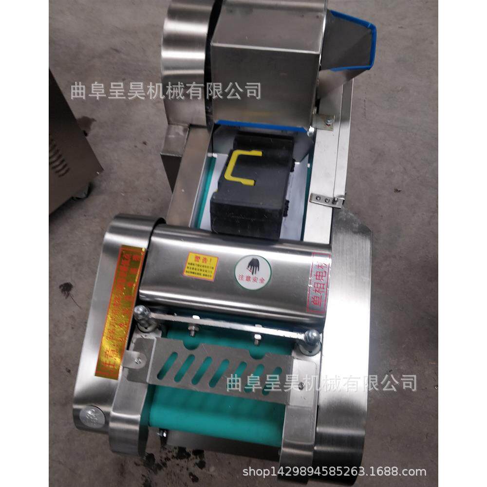 双机头离芯滚筒切菜机 海带豆皮切丝机 切狼牙土豆条机促销价