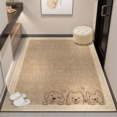 防猫抓地垫入户门垫子家用进门