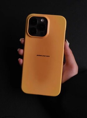 STARRY原创保持气质iPhone17promax15适用于12苹果13pro14进口菲林手机壳半包硬壳方口简约新款16pro磨砂小众