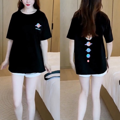 纯棉t恤女短袖夏季2025新款