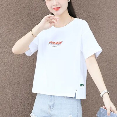纯棉短袖T恤女夏季2026新款
