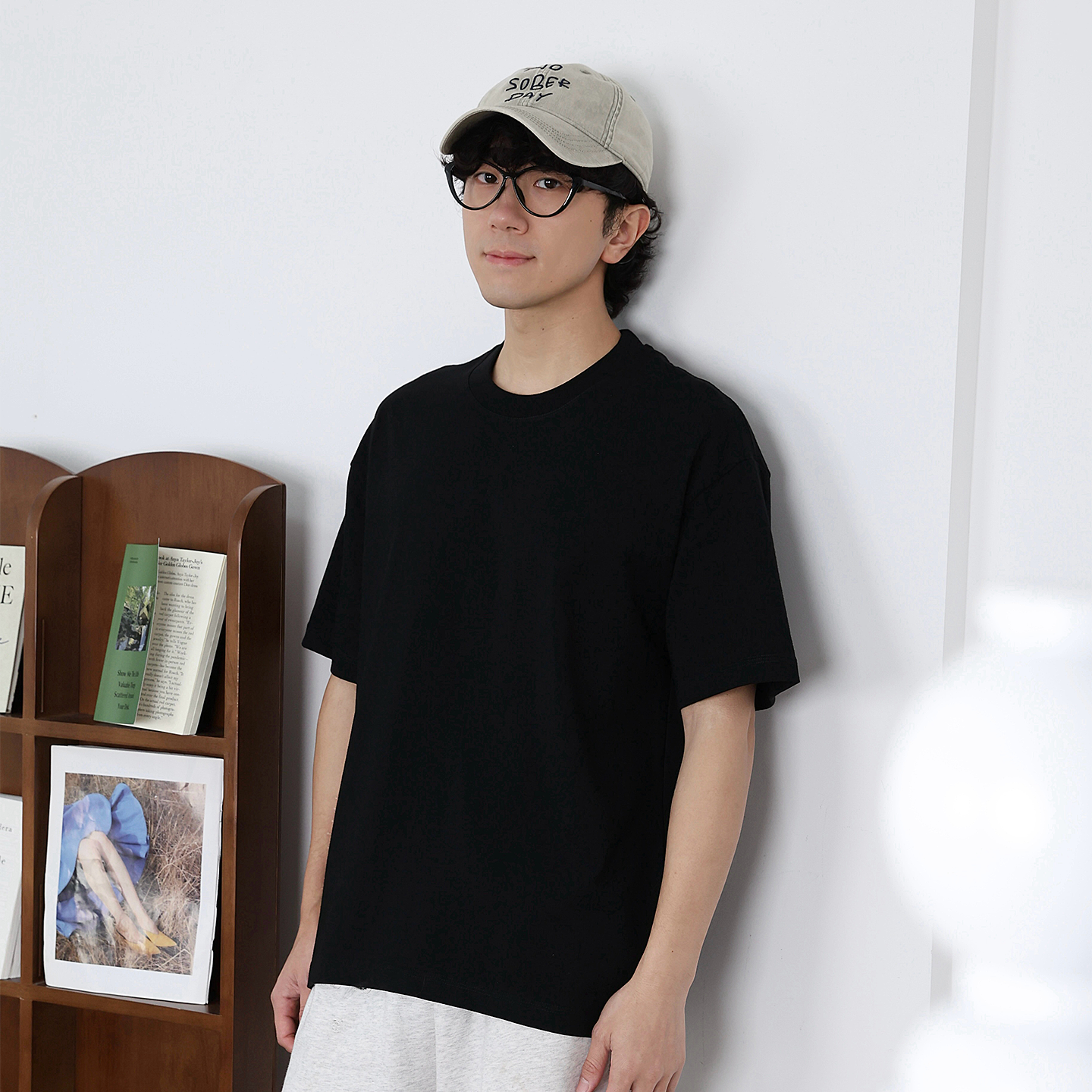 重磅美式260G纯棉短袖T恤男宽松