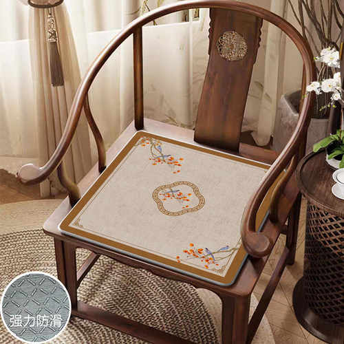 新中式坐垫太师椅餐椅四季通用