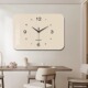 现代简约客厅餐厅静音钟表挂钟新款 极简风家用电视背景墙时钟挂墙