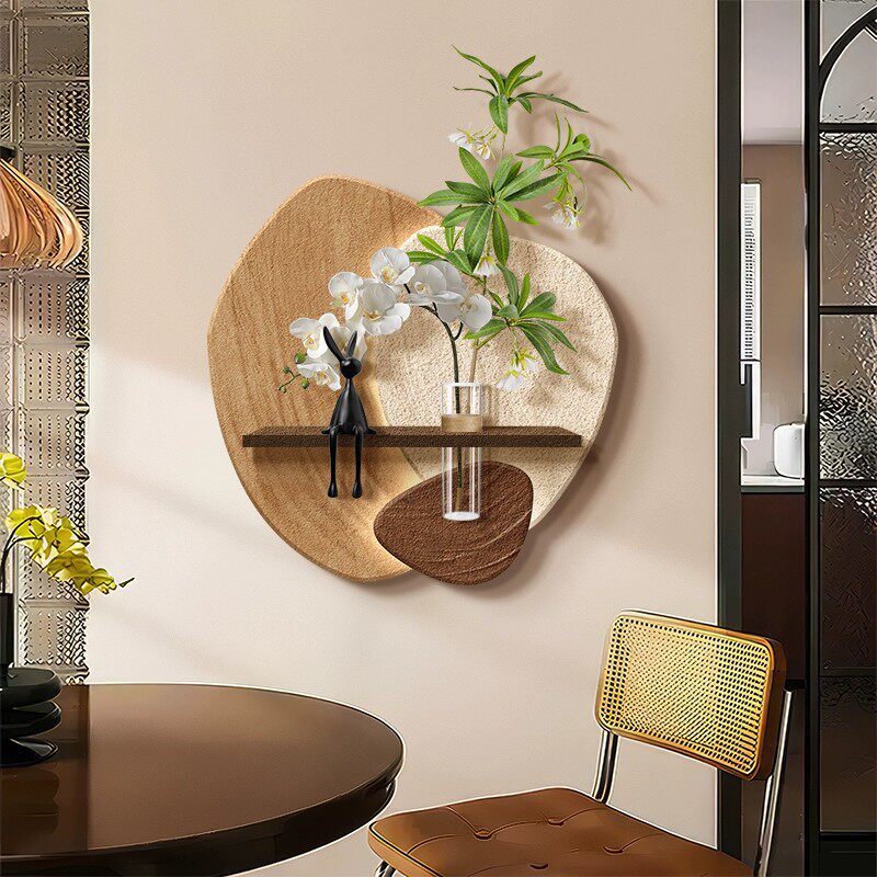 中古风石来运转餐厅装饰画高级感水培绿植客厅挂画餐桌背景墙壁画,家居饰品,现代装饰画,淘宝优惠券,粉丝福利购,淘宝优惠卷