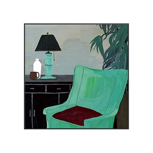 中古风客厅沙发背景墙装饰画小众卧室餐厅壁画复古抽象人物摆挂画