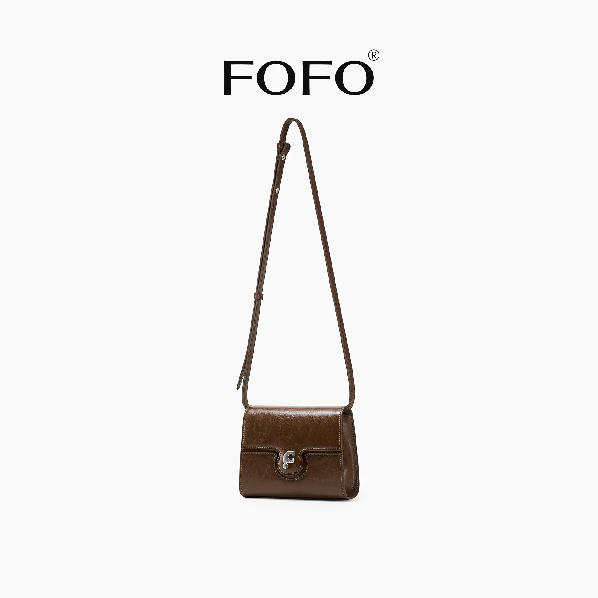 FOFO小拼块包原创斜挎包小众设计师高级感牛皮单肩豆腐包时尚百搭