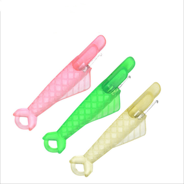 塑料穿线神器 缝纫机针快速引线器 服装缝纫配件 小鱼型穿针线器