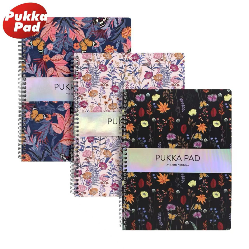 Pukka Pad ins高颜值A4线条本子线圈本超厚笔记本学生通用记事本作业本错题本