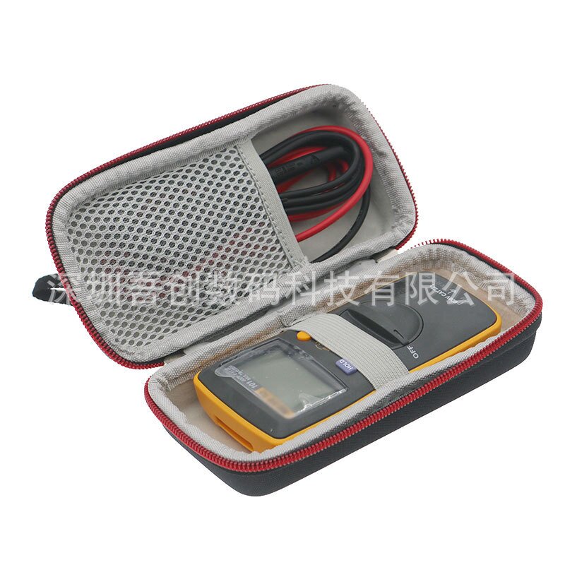 适用 福禄克F101万用表收纳包 F107便携式电工表保护套F106硬壳盒