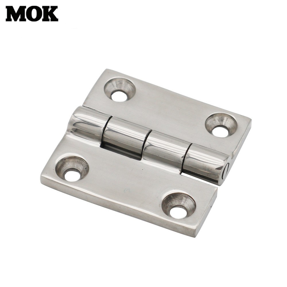 316不锈钢四孔合页 游艇重型舱盖合页五金配件 柜门房车平开合页