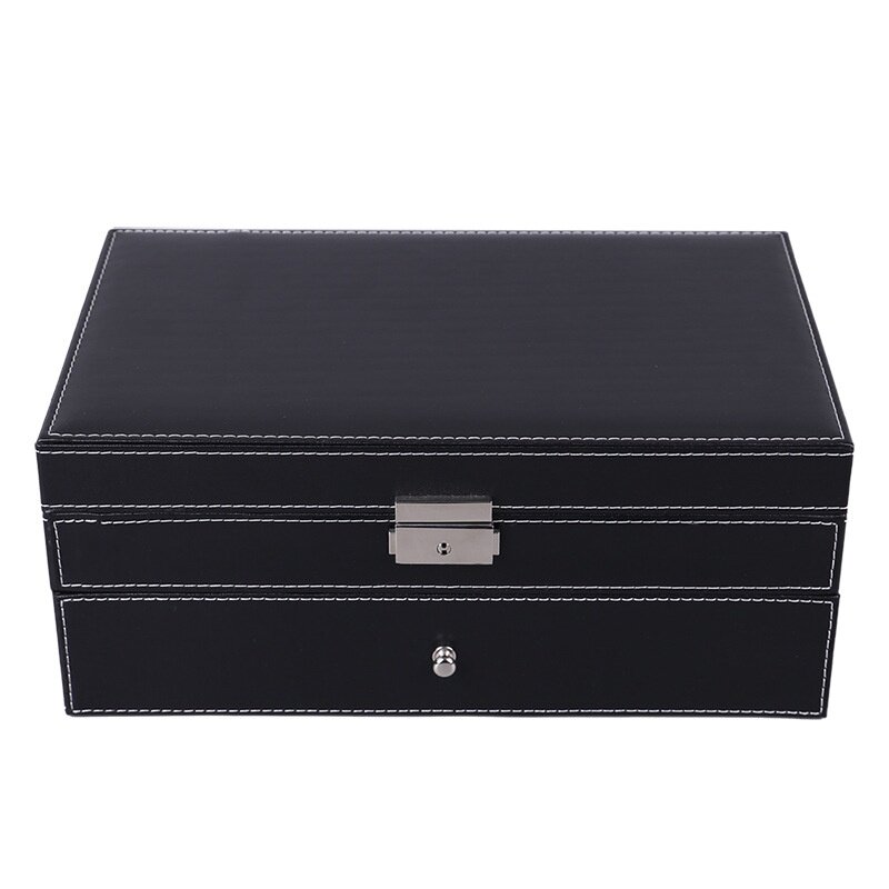 多层手表钟表珠宝首饰盒不开窗饰品盒收纳盒家用皮革高档子
