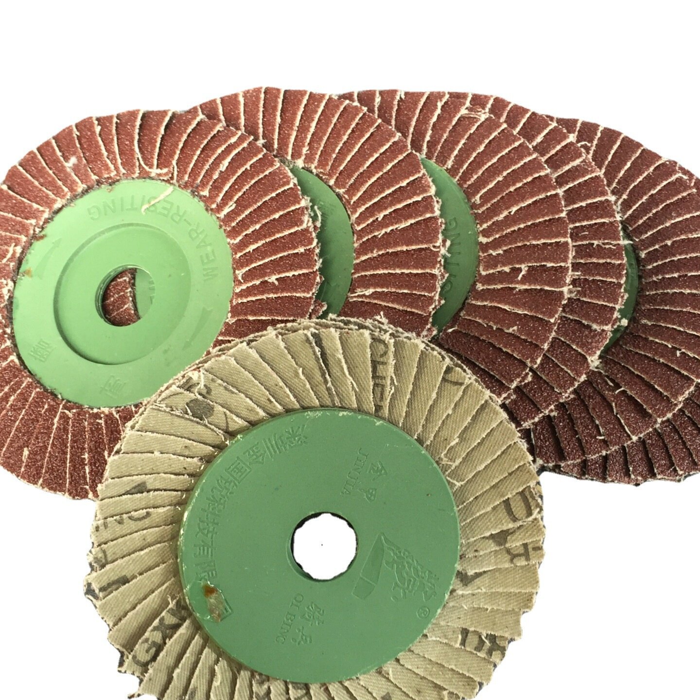 金甲骑兵牌 软磨片 36页软砂布轮 100*16弯角打磨使用