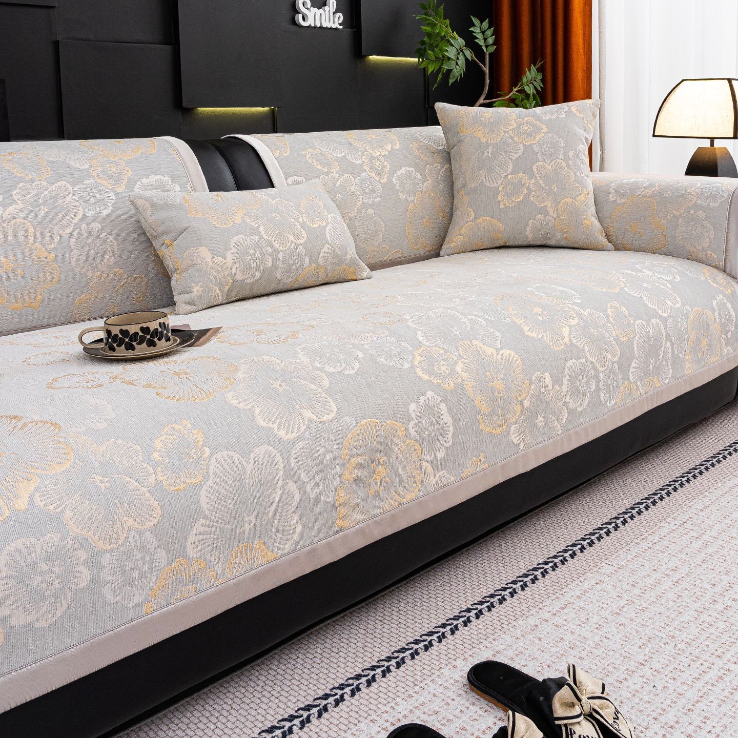 轻奢高级感真皮沙发垫子2026新款四季通用防滑专用坐垫套罩盖布巾